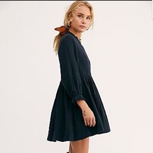 Free People Black Mini Dress